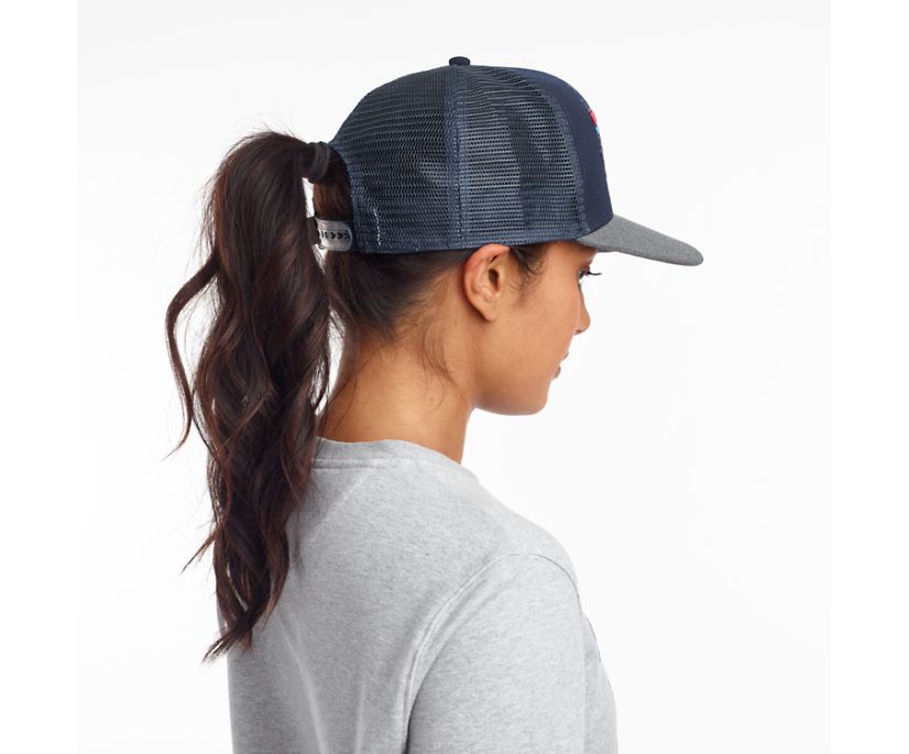 Women's Saucony Trucker Hats Navy | Singapore 365QMAZ